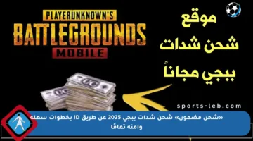 «شحن مضمون» شحن شدات ببجي 2025 عن طريق ID بخطوات سهلة وآمنة تمامًا